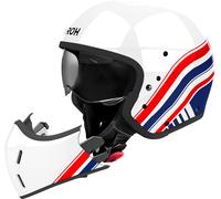 Airoh J 110 Eon, casque modulaire L Blanc/Bleu/Rouge Blanc/Bleu/Rouge