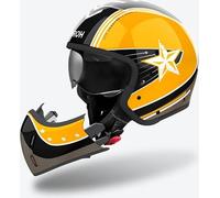 Airoh J1c31 Casque Unisexe, Jaune Brillant, L