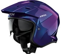 Airoh Kombakt Shimmer, casque ouvert M Bleu Foncé/Mauve Bleu Foncé/Mauve