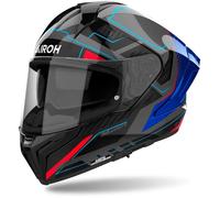 Casque Intégral AIROH Matryx Rocket Bleu Rouge Noir Brillant