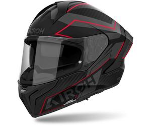 Airoh Matryx Sentinel Casque, Noir/Gris/Rouge, Taille XL (61/62)