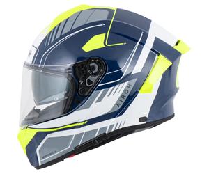 Airoh Spark 2 Chrono Casque Intégral Bleu/Jaune M unisex