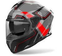Airoh Spark 2 Dart Casque, Noir/Gris/Rouge, Taille M (57/58)