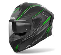 Airoh Spark 2 Shadow Casque, noir mat/gris/vert, M (57/58)