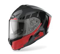 Airoh Spark Rise Casque, noir-gris-rouge, taille XL pour homme