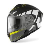 Airoh Spark Rise Casque, noir-jaune, taille 2XL pour homme