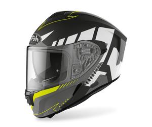Airoh Spark Rise Casque, noir-jaune, taille 2XL pour homme
