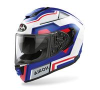Airoh ST.501 Square Casque, Blanc/Bleu/Rouge, Taille XXL (63)