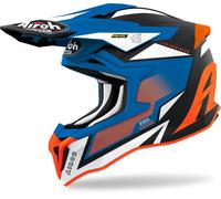 Airoh Strycker Axe Carbon Casque Motocross, Bleu mat, Taille XS (53/54)