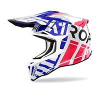 AIROH STRYCKER BRAVE BLUE/RED GLOSS S
