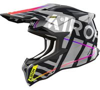 Airoh Strycker Brave, casque à croix L Gris/Noir/Fuchsia/Jaune Gris/Noir/Fuchsia/Jaune