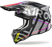Airoh Strycker Brave Casque de motocross, noir/gris, Taille S (55/56)