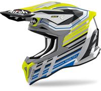 Airoh Strycker Shaded Carbon Casque Motocross, jaune, Taille XS (53/54)