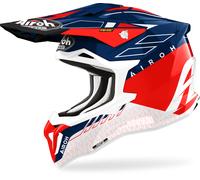 Airoh Strycker Skin Casque de motocross, rouge, taille M pour homme