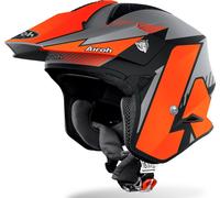 Airoh TRR S Pure Casque jet d’essai, Orange matt, Taille S (55/56)
