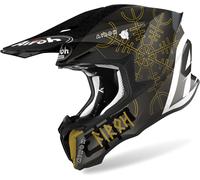 Airoh Twist 2.0 Sword, casque intégral L Mat Noir/Blanc/Or/Gris Mat Noir/Blanc/Or/Gris