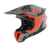 Airoh Twist 3.0 Casque Cross Dynasty Noir/Gris/Orange