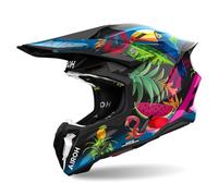 Airoh Twist 3 Amazonia Casque de cross bleu L