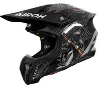 Airoh Twist 3 Arcade, casque à croix S Mat Noir/Gris Mat Noir/Gris