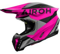 Airoh Twist 3 King, casque à croix S Mat Fuchsia Néon/Noir/Gris Mat Fuchsia Néon/Noir/Gris