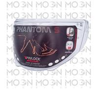 Airoh Visière 5827V Transparente Casque Phantom et Phantom S Antirayure Pinlock