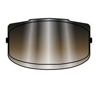 Airoh Visière Argent Miroitante Casque Commander