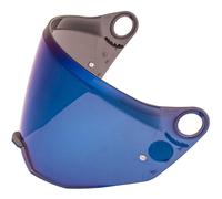 Airoh Visière Miroitée Bleue Casque Commander