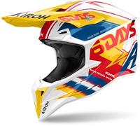 Airoh Wraaap 6 Days Casque de motocross, multicolore, taille M
