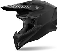 Airoh Wraaap Color 2024 Casque de motocross, Noir mat, Taille S (55/56)