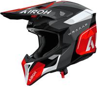 Airoh Wraaap Conquer, casque de motocross S Gris/Rouge/Blanc Gris/Rouge/Blanc