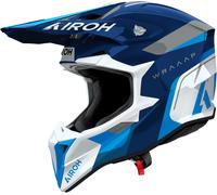 Airoh Wraaap Conquer, casque de motocross XXS Bleu Foncé/Blanc/Bleu Bleu Foncé/Blanc/Bleu