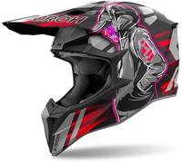 AIROH WRAAAP Cyber Red Matt M