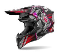 AIROH WRAAAP Cyber Red Matt M