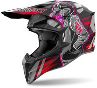 AIROH WRAAAP Cyber Red Matt M