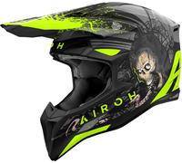 Airoh Wraaap Darkness, casque à croix XL Mat Noir/Gris/Jaune Néon Mat Noir/Gris/Jaune Néon