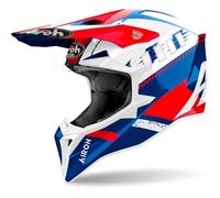 Airoh Wraaap Feel, casque à croix S Rouge/Blanc/Bleu Rouge/Blanc/Bleu