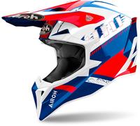 Airoh Wraaap Feel, casque à croix XL Rouge/Blanc/Bleu Rouge/Blanc/Bleu