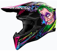 Airoh Wraaap Music, casque de motocross XL Noir/Vert/Bleu/Fuchsia Noir/Vert/Bleu/Fuchsia