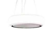 AIRONE hotte à îlot IRIS (Blanc - verre souflé)