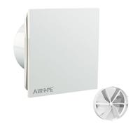Airope -AB-C 100 mm Ventilateur, VMC, Extracteur d'Air avec Clapet Anti-Retour, Faible Consommation d'énergie,pour Salle de Bain,Cuisine,Bureau,WC,Silencieux,Garantie 5 ANS