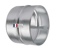 AIROPE-AS- 125 MM,Raccord,Réducteur de Conduit, Connecteur,Acier Galvanisé, Résistant Corrosion, Pour Ventilation, Chauffage, Drainage, Évacuation, Climatisation, Performances Durables