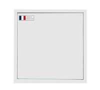 AIROPE Trappe de Visite 100x100 mm en Acier avec Fermeture Magnétique,Ouverture Latérale Gauche/Droite,Panneaux d'Accès pour Compteur d'Eau,Plafond,Baignoire, Boîtes à Fusibles, Dissimule Fils, Tuyaux