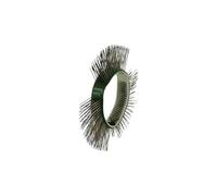 AIROUTIL Brosse Métallique Pneumatique 11mm & Ø 100mm - Brosse Décapeuse Droite Multifonction - Décape & Élimine la Rouille Facilement - Adaptée Brosseuse BR1180