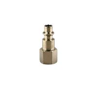 AIROUTIL Embout Compresseur Rapide 1/4″ Femelle - Pour Machines Alimentation en Air Comprimé - Raccord Pneumatique Passage 6mm - Embout Adaptateur Profil ISO 6150-B