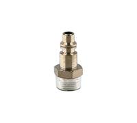 AIROUTIL Embout Compresseur Rapide 1/4″ Mâle - pour Machines Alimentation en Air Comprimé - Raccord Pneumatique Passage 6mm - Embout Adaptateur Profil ISO 6150-B