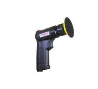 AIROUTIL - Ponceuse Orbitale Revolver avec Plateau Diamètre 75mm Auto-Agrippant - Réparation Peinture Automobile - Poncer Finement Carrosserie, Outil Pneumatique - Excentration 1.5 mm