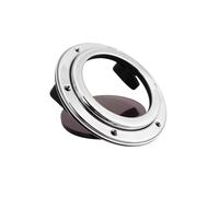 AIROW Hublot de Bateau en Acier Inoxydable 316, Fenêtre de Pont de Bateau Ronde en Acrylique de 12,6cm-17,5cm, pour Bateaux,Yacht,Navire,RV