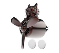 Airplane Car Air Passage : hélice rotative du diffuseur pilote bulldog bulldog, ornement d'air d'aromathérapie Auto -IR Fresh Air Siring Freh Air Capteur d'air pour voiture