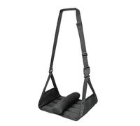 Airplane Foot Hammock Adjustable Portable Lightweight Comfort | Thickened Cushioned Seat Attachment, Cylindrical Separator Divider, 19 To 35 Inch Straps, For Long Flights Office