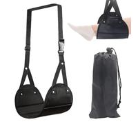 Airplane Foot Hammock - Oxford Cloth Long Foot Foot Sling,Adjustable Height Feet Hanger for Air Travel Vehicle, High-Speed Rail Footrest